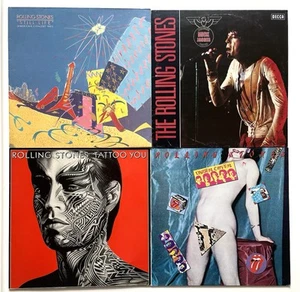 THE ROLLING STONES 4 VINYL LP SAMMLUNG live TATTOO YOU usw. (beatles pink floyd) - Picture 1 of 13
