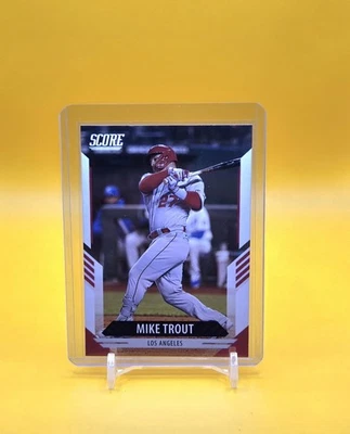2021 Panini Chronicles - Score Mike Trout #9 - Image 1 of 2