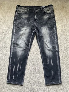 Herren Sean John Jeans Y2K Schwarz Athlete Tapered Stretch Größe 40x30 - Bild 1 von 6