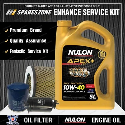 Wesfil Oil Air Fuel Filter+ 10W40 Oil Service Kit for Hiace RZH103 113 125 98-05 - image 1 of 2
