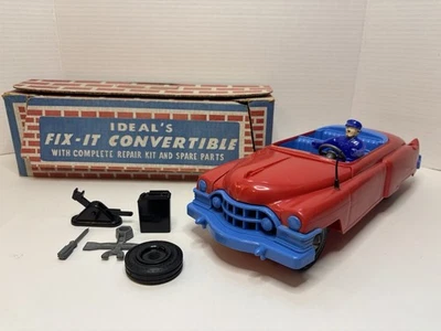 Cadillac convertible Ideal Fix-It 1953 de colección ¡con caja original! Foto 1 de 4