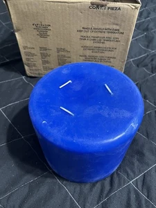 New PartyLite Blue Ocean Mist  2794 Unused 3-wick candle 6 X 5 Retired S6564 - Picture 1 of 10