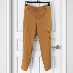 Nike Jordan Sporty Golf Pants 38x34 Desert Ochre/Black Cargo Activewear Trousers - Picture 1 of 9