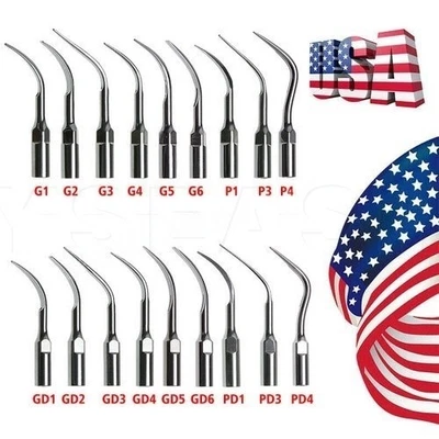 5x Dental Ultrasonic Piezo Scaler Tips fit Woodpecker EMS/DTE SATELEC Handpiece - Image 1 of 4