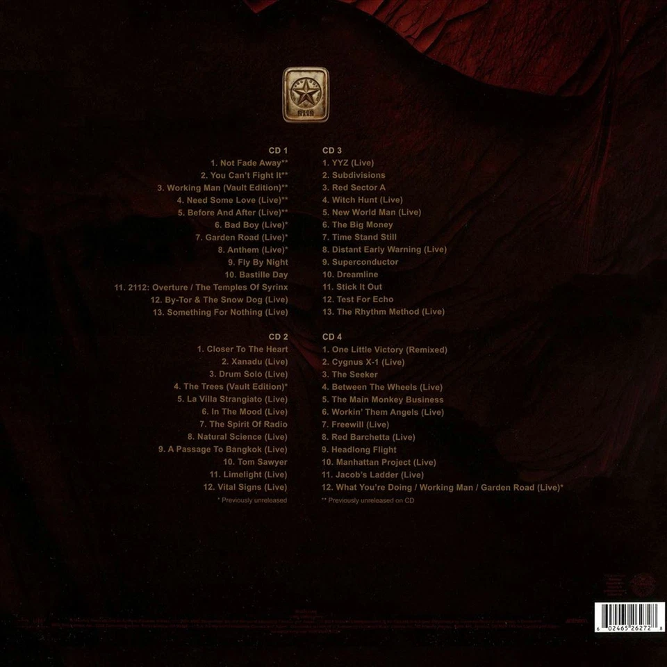 RUSH 50 [DELUXE 4 CD] NEW CD — 第 1/1 张图片