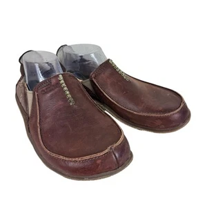 Zapatilla de surf de cuero marrón Cushe Drive Light sin cordones boho minimalista para hombre talla 8 - Imagen 1 de 7