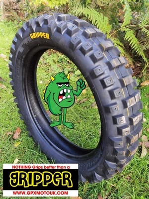 GRIPPER MONSTER REAR 140/80-18 MEDIUM YELLOW Enduro rear tyre - Image 1 of 4