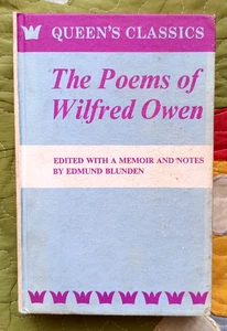 The Poems of Wilfred Owen [Queen's Classics 1972 ,Hardback] GOOD FREE LOCAL POST - Bild 1 von 1