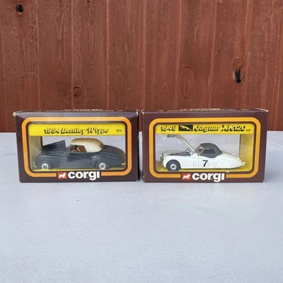 Corgi Cars Of The 50’s 1954 Bentley R Type 815 & 1949 Jaguar XK120 819 BUNDLE - Image 1 of 4