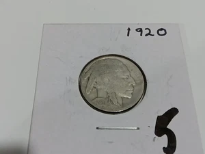 1920 Indianerkopf Büffel Nickel - Bild 1 von 2