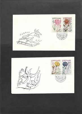 CZECHOSLOVAKIA  4 ENTIRES  Complete Set #1354-1360 dated 12-6-1965  "Plants" - Image 1 of 4