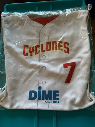 Brooklyn Cyclones SGA Promo Drawstring #7 Jersey Back Pack Book Kids Bag School Cover