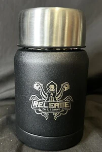Vacuum Insulated food soup jar container foldable spoon Release The Squad - Picture 1 of 7