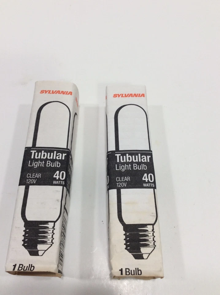 2 Sylvania 40W T10 Medium Base 120V Clear Tubular Appliance Aquarium Light Bulb - Image 1 of 1