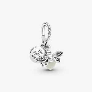 *BRAND NEW* Pandora ME/Moments Glow-In-The-Dark Firefly Dangle Charm 799352C01 - Picture 1 of 5