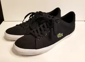 Lacoste Lerond BL 2 Sneakers - Black - Mens Size 10 - Rare - Picture 1 of 11
