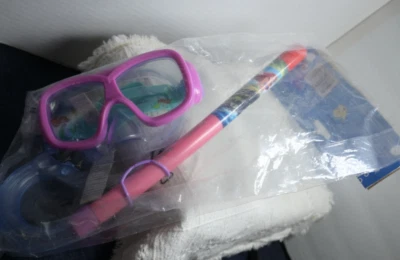 Disney Princesa Ariel Máscara de Snorkel Rosa para Nadar Foto 1 de 4