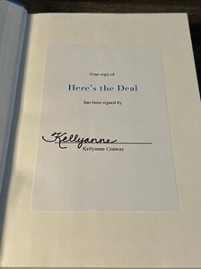 Here's The Deal:  A Memoir by Kellyanne Conway HC Book Signed 1st Edition 2022 - Picture 1 of 4