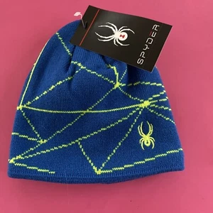 Spyder Winter Hat Web Beanie Kids One Size New - Picture 1 of 1