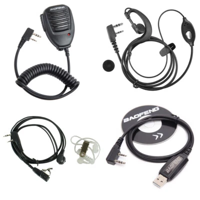 Walkie Talkie Accessories Set for Baofeng UV-5R UV-82 Portable Two Way Radio - Image 1 of 4