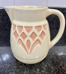 New ListingUsa Rrp Co Roseville Ohio 1504 Ivory Peach Pitcher, Robinson Ransbottom