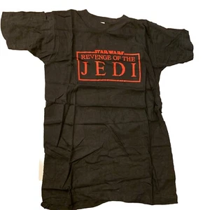 Vintage, Rare, Original REVENGE Of The Jedi T-Shirt, Black, 1982 Medium - Picture 1 of 6