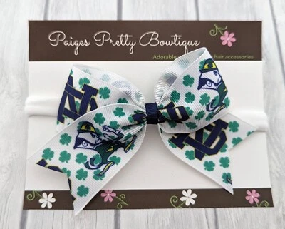 Tiaras de bebê menina laços e tiara faculdade chá de bebê presente nota senhora - Imagem 1 de 2