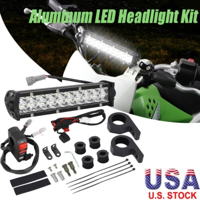 Para Yamaha YZ450F Honda CRF110F Plug-n-play LED Faro Barra Luz Kit Iluminación Foto 1 de 4