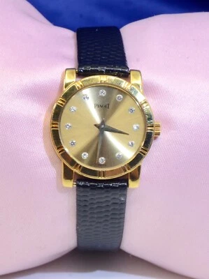 Reloj Mujer Vintage Piaget Dancer Oro Amarillo 18K con Diamantes Ref. 90463 Foto 1 de 4