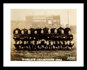 Chicago Bears 4x6 Championship Fotodruck historischer Fußball Weltmeister 1924 - Bild 1 von 2