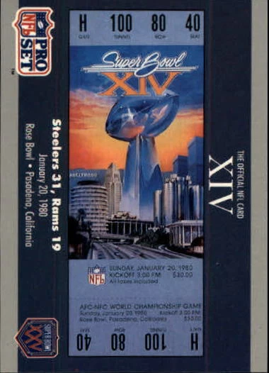 1990-91 Pro Set Super Bowl 160 Football Card Pick - Image 1 of 1