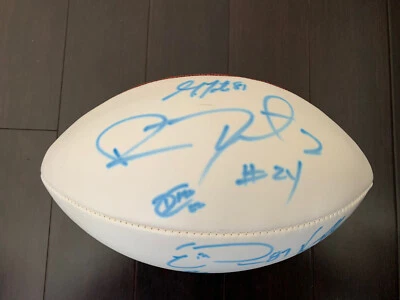 2010 NFL Rookie Auto Autographed Football Pro Bowl Super Bowl Seahawks Broncos - Image 1 of 4