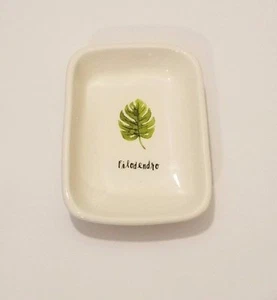 *NEW* Rae Dunn Artisan Collection, Small Tray, Leaf, "Filodendro" - Picture 1 of 2