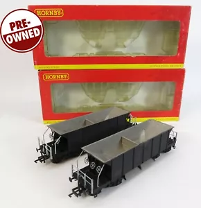 OO Gauge Hornby 2x Repainted Sealion Ballast Hopper Wagons (APR-03) - Picture 1 of 8