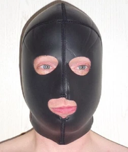 Neopren Kopfhaube schwarz neu Fetisch - Bild 1 von 1
