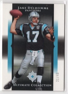 2005 Ultimate Collection Jake Delhomme #15 GOLD PARALLEL SN#/40 - Picture 1 of 2