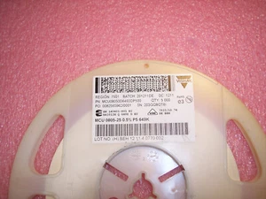 QTY (100) 649K Ohm 1/8W .5% 0805 SMD THIN FILM CHIP RESISTORS MCU08050D6493DP500 - Picture 1 of 5