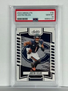 2023 Panini Absolute Justin Fields #30 PSA 10 - Picture 1 of 2