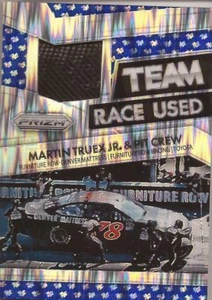 2016 Panini Prizm Racing Martin Truex Jr Team Race Used Blue Flag Parallel RT-MT - Bild 1 von 1