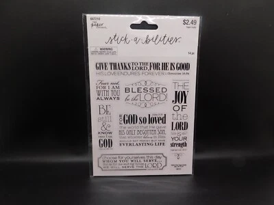 The paper studio stick a bilities 宗教短语贴纸 14 件 — 第 1/2 张图片