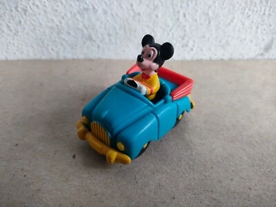 Topolino Sorpresina Pilota Auto Micky Mouse Gadget Vintage - Immagine 1 di 4