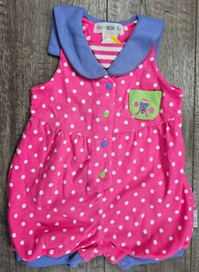 Baby Girl Clothes New Vintage Gymboree Infant Rainbow Hot Air Balloon Outfit - Picture 1 of 3