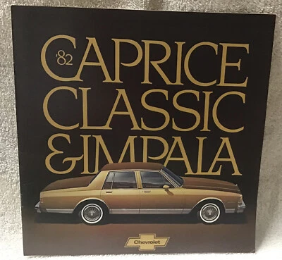 1982, Chevrolet Caprice Classic and Impala, 12-page Dealer Brochure - Image 1 of 3