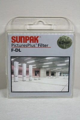 Sunpak 62mm F-DL Glass Filter Photography Lens CF7140 FDL Fluorescent Light - Image 1 of 3