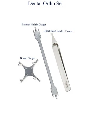 Ortodoncia Pinzas posicionar Brackets Bone Height Guages Dental Instrumentos - Imagen 1 de 4