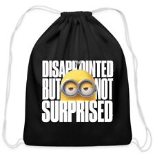 Minions Merch Kevin Disappointed Officially Licensedd Cotton Drawstring Bag
