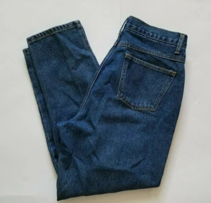 Vintage Mom Jeans 32 Waist Size 14 Petite Bridgewater High Waist Tapered Leg - Picture 1 of 5