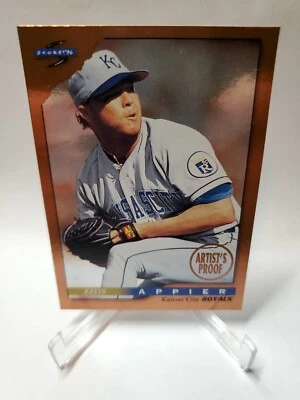 1996 Score - Dugout Collection Series 2 Artist's Proof #9 Kevin Appier - Image 1 of 2