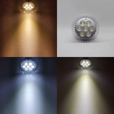 7W Dimmable Warm 3000K 4000K 6000K 10000K Cold White LED Lamp Light Bulb PAR30 - Image 1 of 4