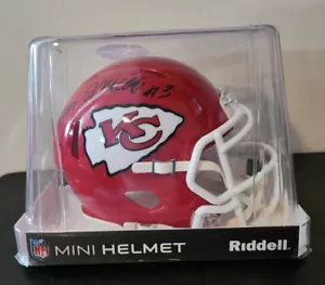 Kansas City Chiefs Signed Riddell Speed Mini Helmet Player Jan Stenerud #3 - Picture 1 of 10